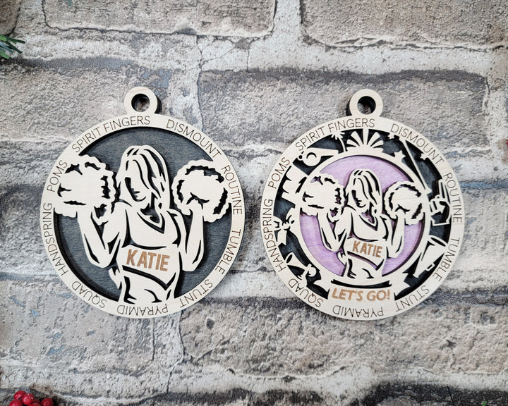 Cheerleading Ornaments