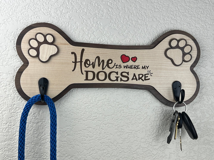 Dog Bone Leash Holder