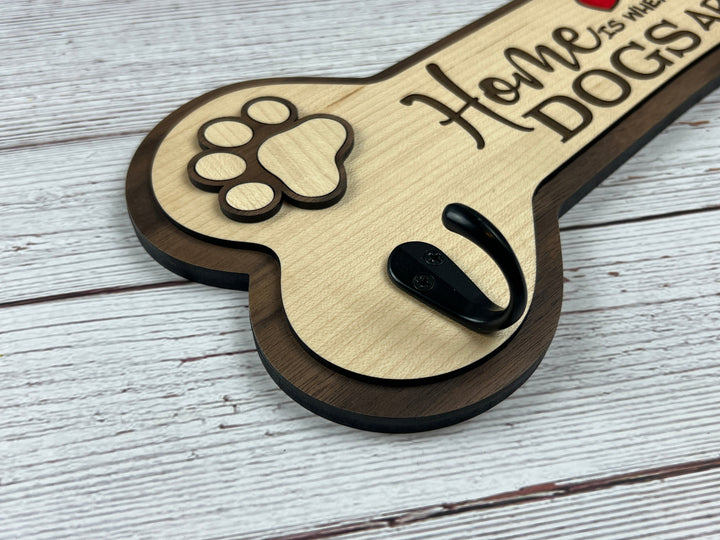 Dog Bone Leash Holder