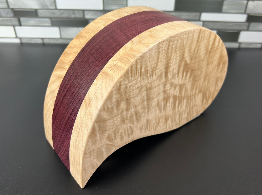 "Primrose" Curly Maple Bandsaw Box