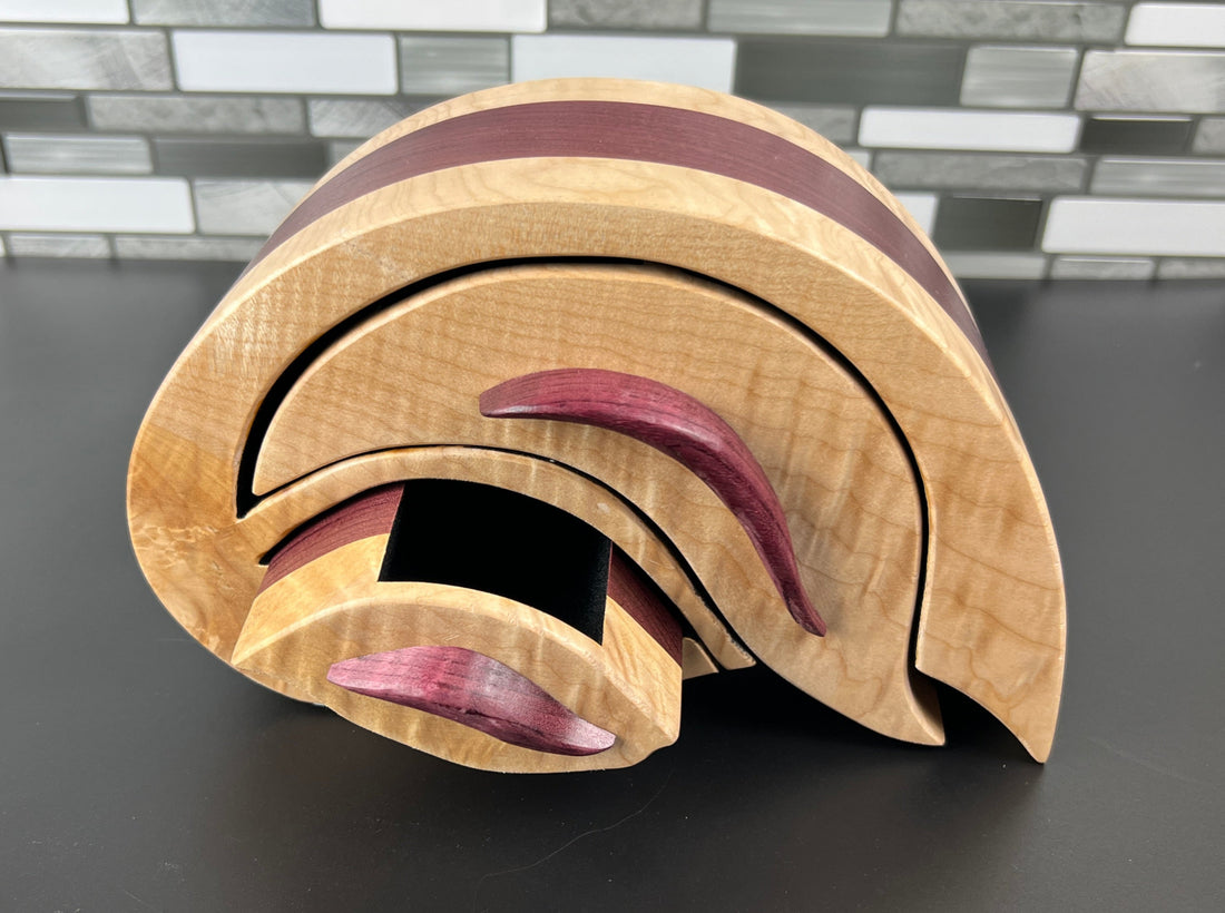 "Primrose" Curly Maple Bandsaw Box