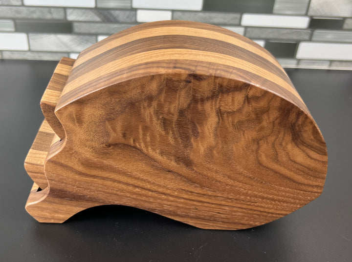 "Dolphin Play" Figured Walnut Bandsaw Box