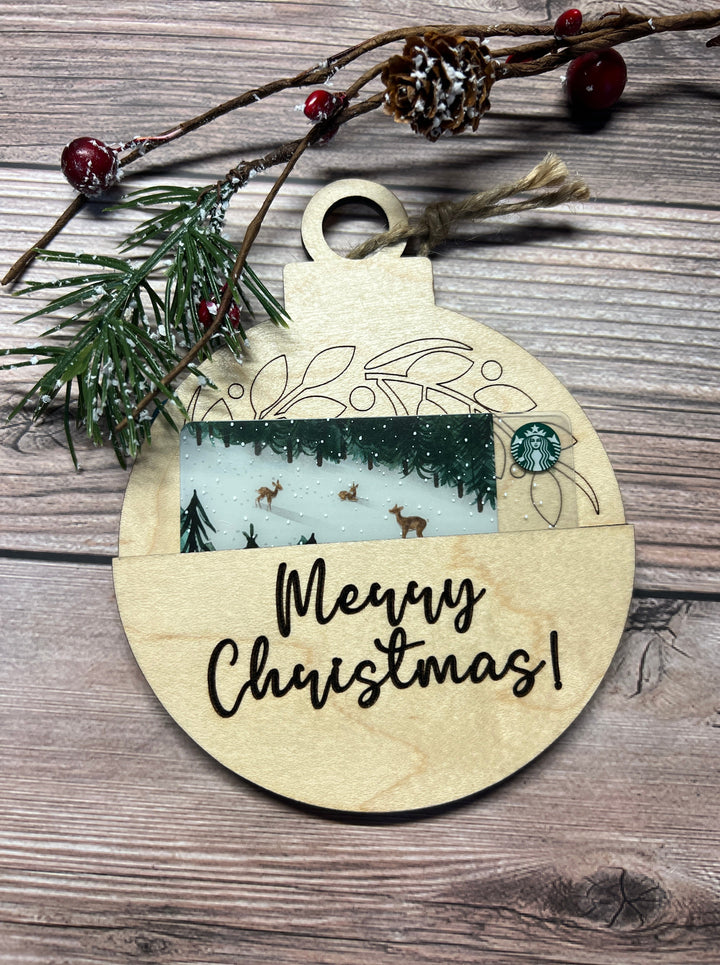 Christmas Ornament Giftcard Holder