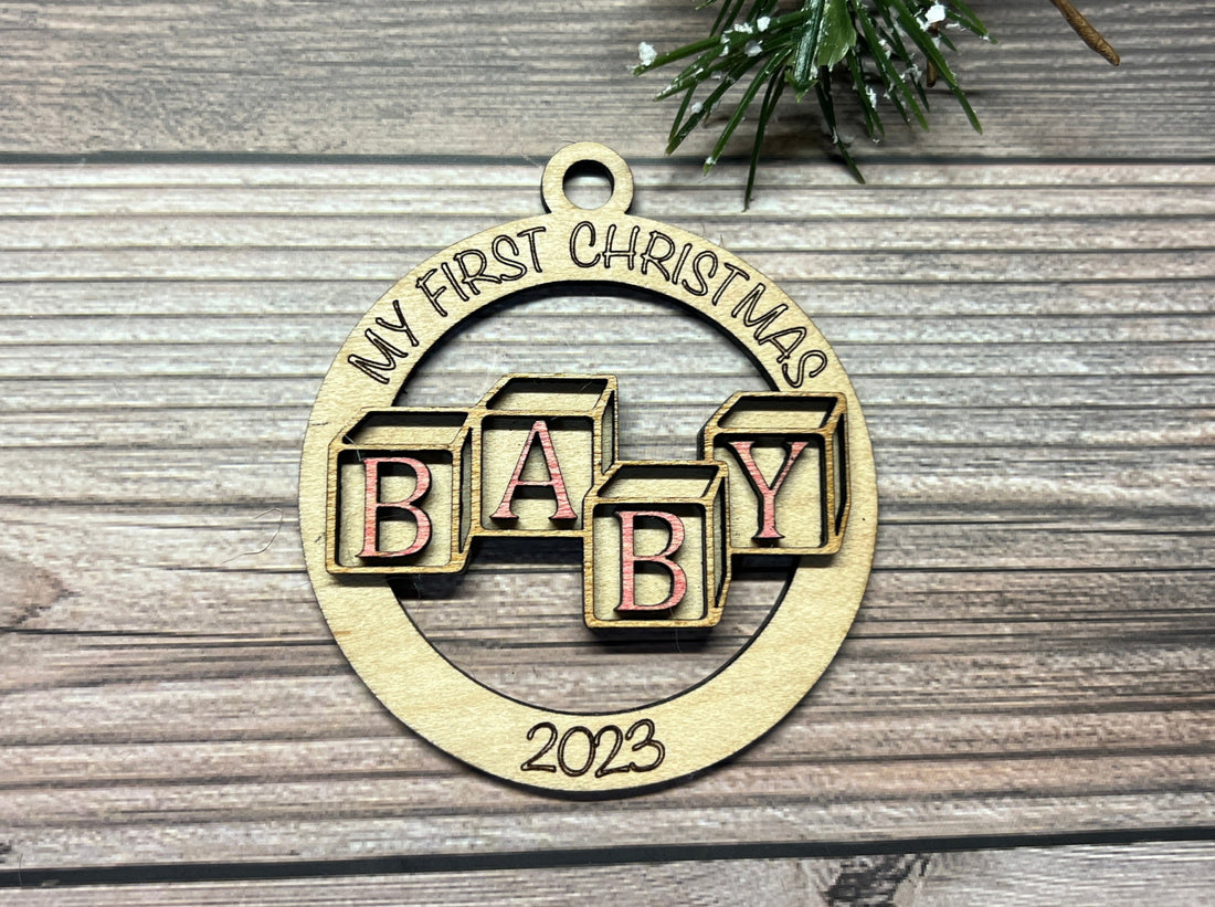 Baby's First Ornaments (Round)