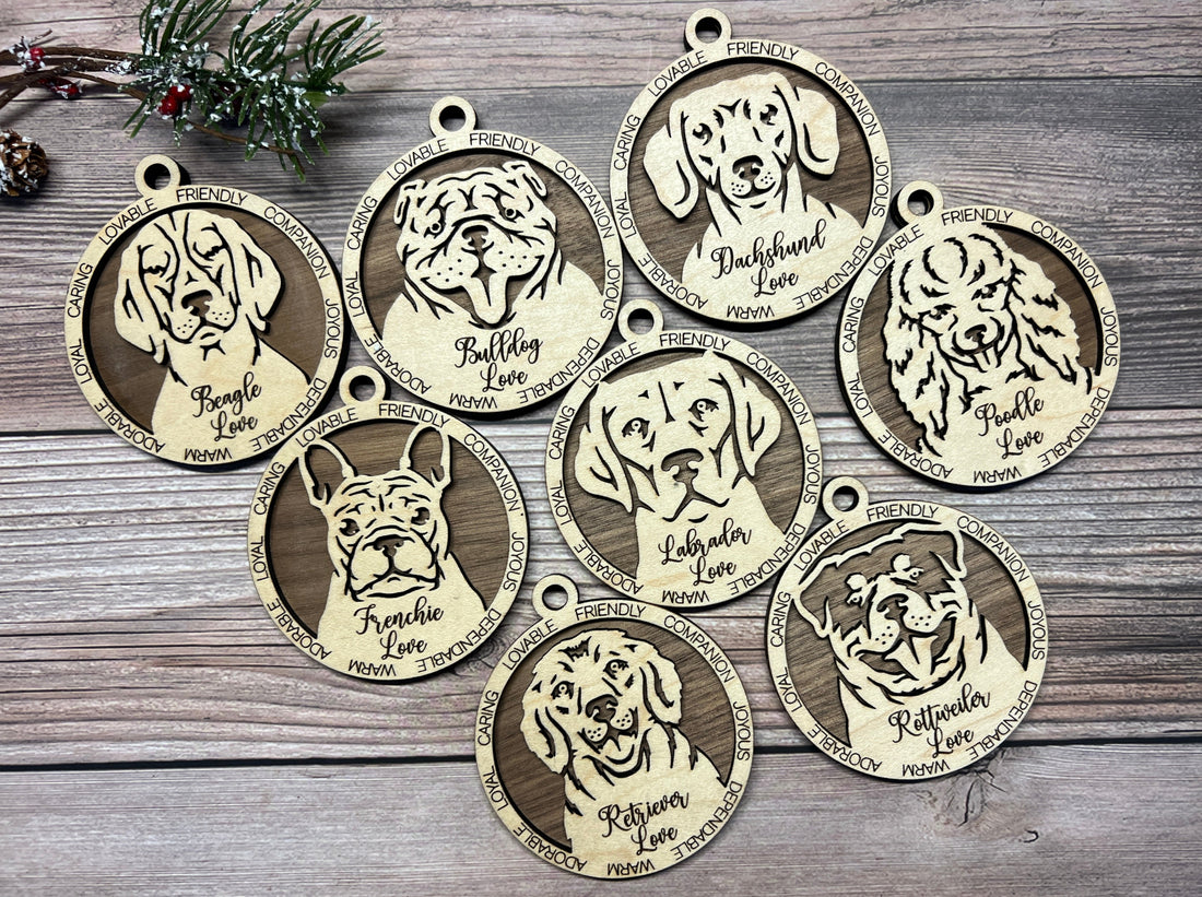 Dog Breed Ornaments