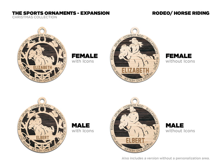 Rodeo Ornaments