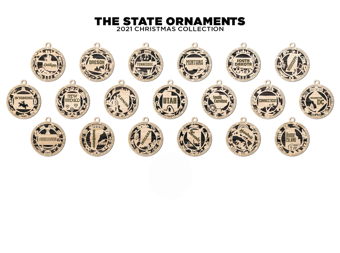 US State Ornaments